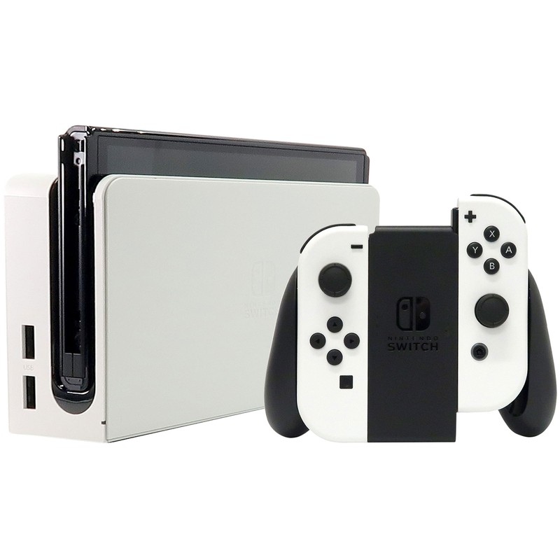 Nintendo Switch ~ OLED Model ~ Handheld Console with White