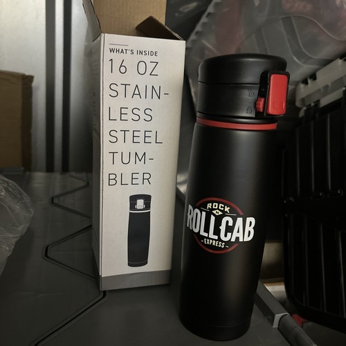 Snap On Tools Rock N Roll Cab Express Stainless Steel 16oz Tumbler Bottle Viper