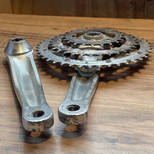 Vintage Shimano Deore XT FC-M739 Triple Crankset Square Taper 175 22 32 42