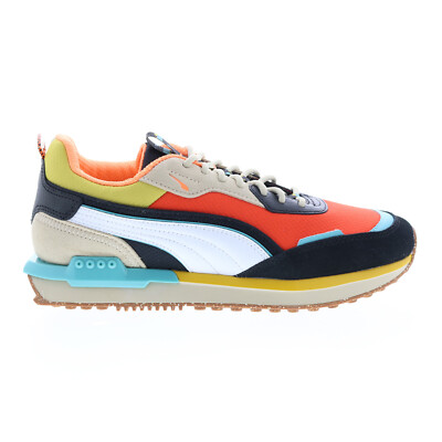 

Puma City Rider Puma HC 38710001 Мужские оранжевые парусиновые кроссовки Lifestyle, Оранжевый, Puma City Rider Puma HC
