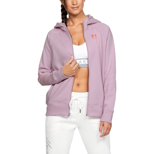 

[1348559-694] Женская толстовка с капюшоном Under Armour Rival Fleece в спортивном стиле, Розовый