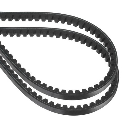 Uxcell 2 Pcs BX77 EPDM V-Belt, Raw Edge Cogged Industrial Rubber V Belt 0.67