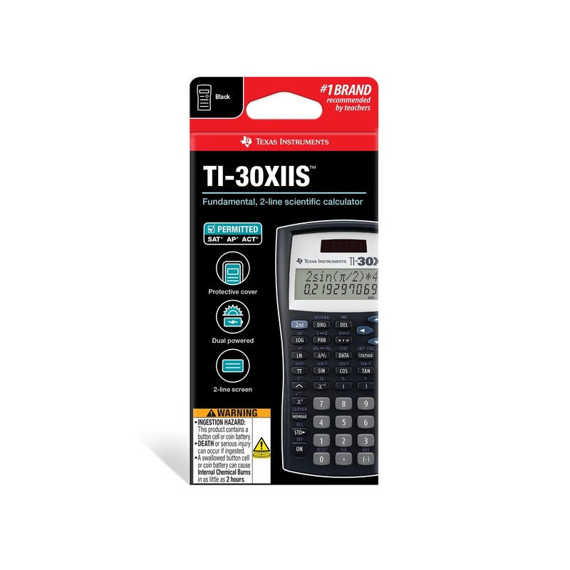 TI-30XIIS Two-Line Scientific Calculator