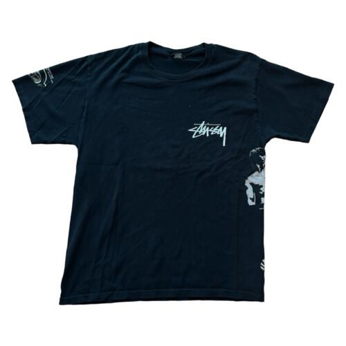Stussy World Museum T-Shirt Size Medium All Print 2 Sided Stussy World Museum T-Shirt Size Medium All Print 2 Sided