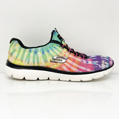 

Skechers Womens Summits Looking 149132 Разноцветные кроссовки для бега Sz 7.5, Multicolor, Summits Looking Groovy