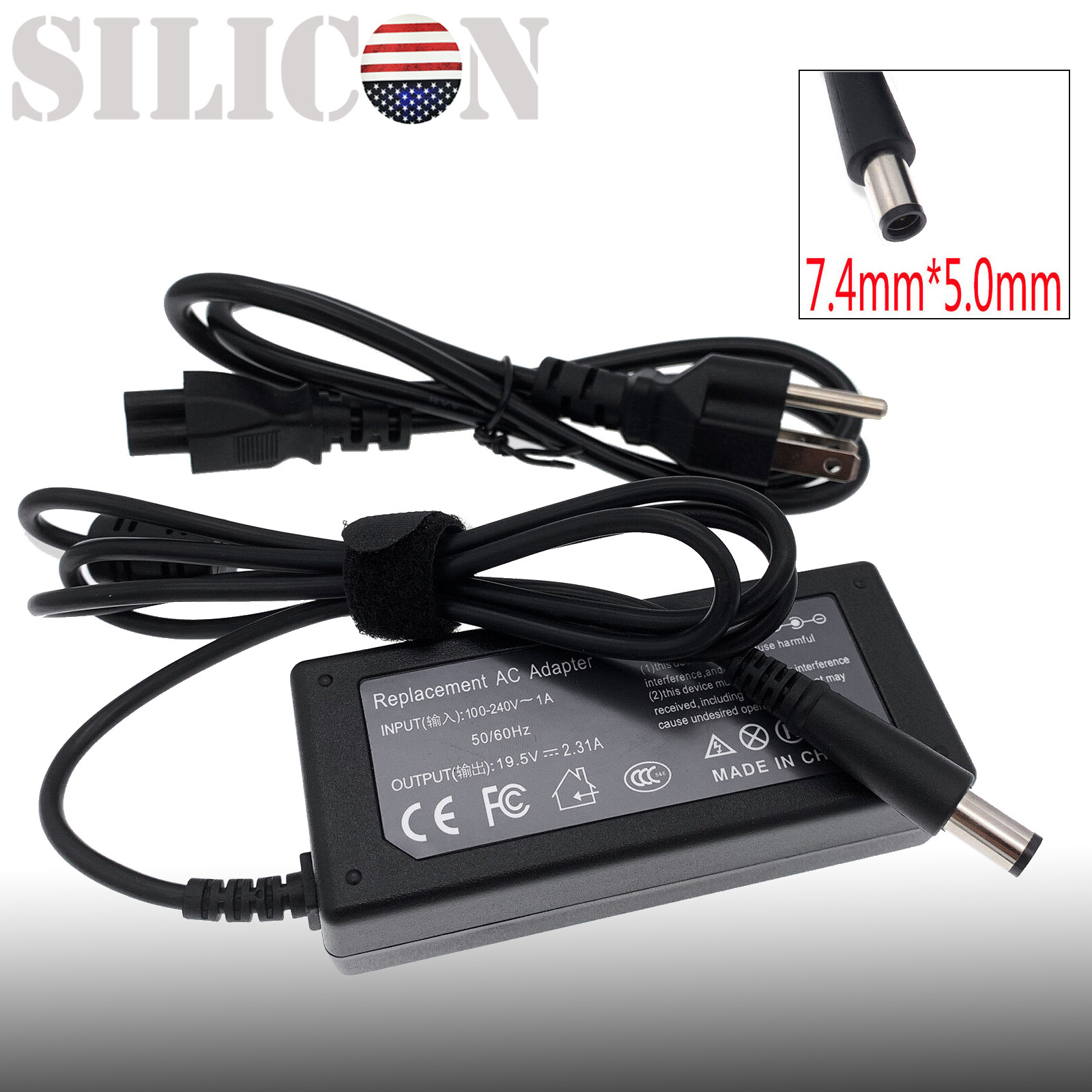 Charger Cord 19.5v 2.31a 45w