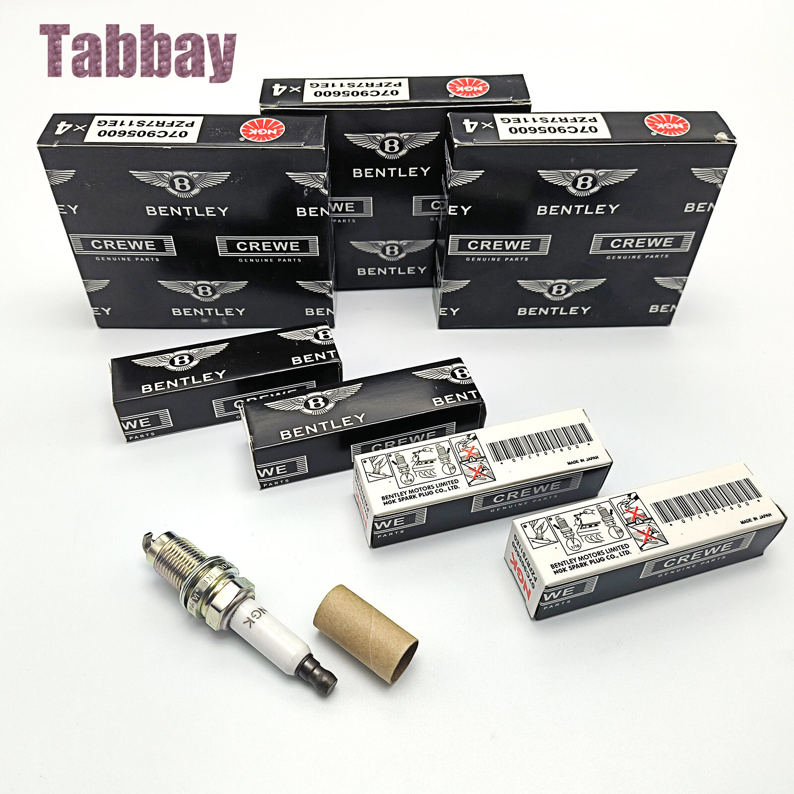 12pcs Spark Plug for 07C905600 Bentley Continental Flying