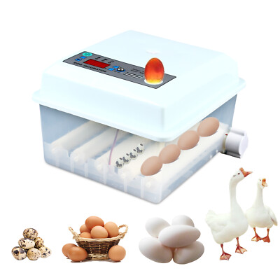 16 Egg Digital Automatic Incubator Temperature Control Hatcher for Chicken Duck