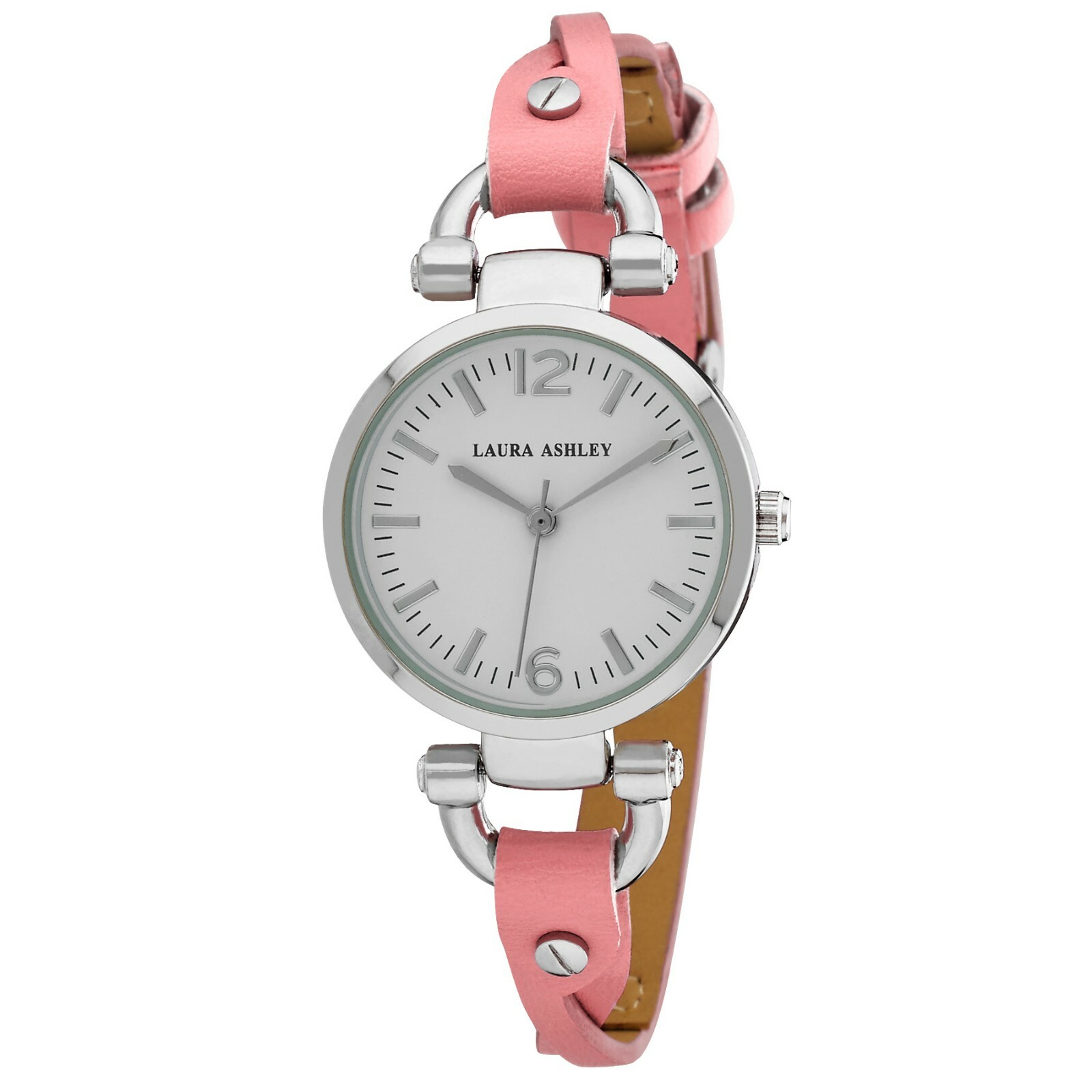 LAURA ASHLEY LAURA ASHLEY LADIES COLORED TWISTED BAND ROUND WATCH (LA31042)