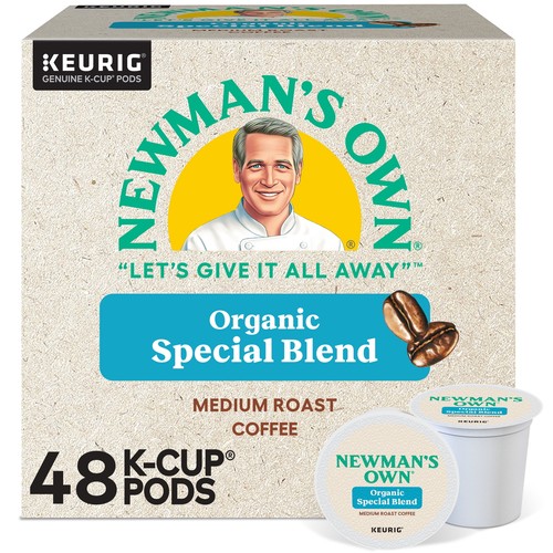 Newman's Own Organics Special Blend K-Cup Coffee Pods, Mediu