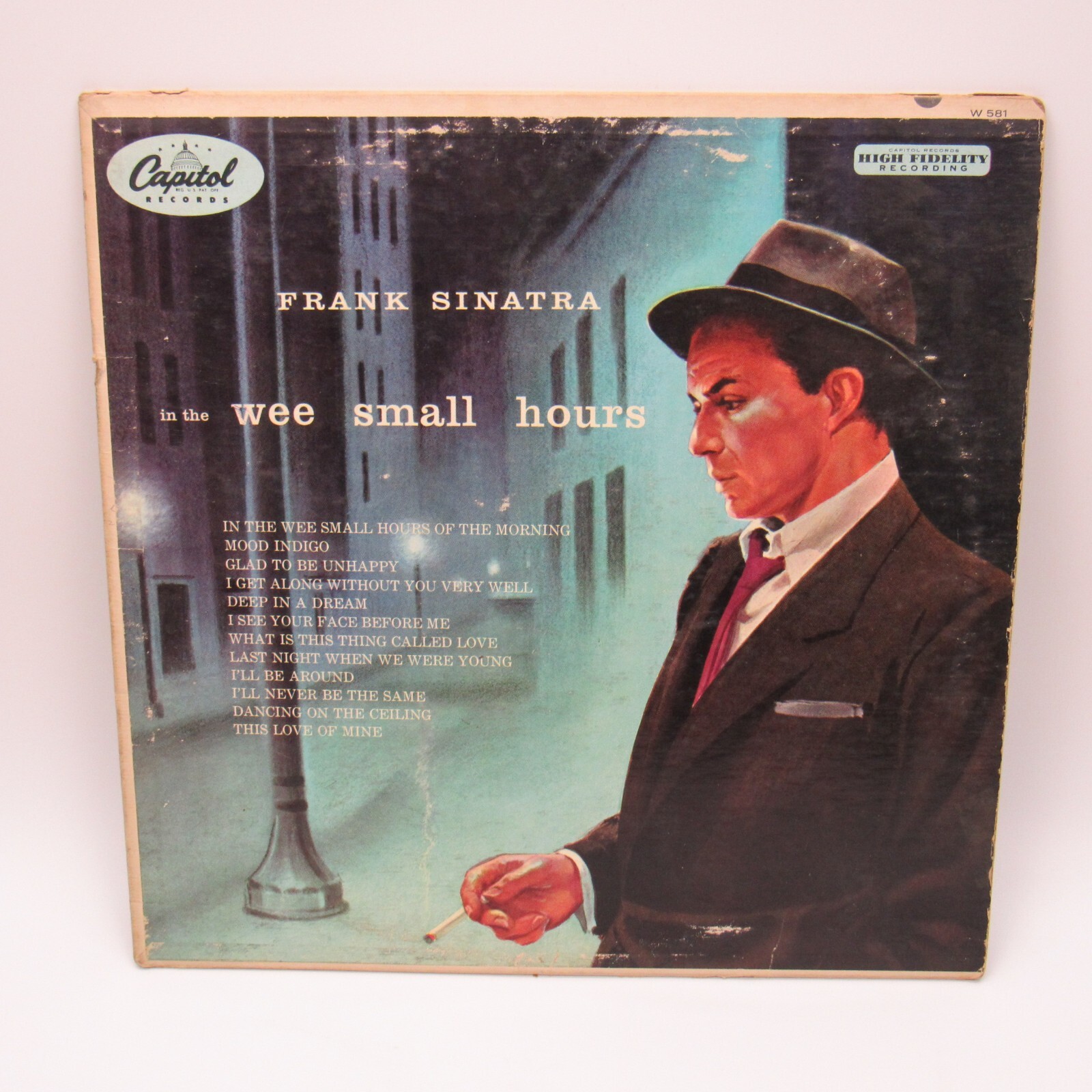 Frank Sinatra in the wee small hours Capitol W581 Vinyl LP