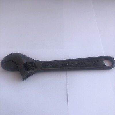 VINTAGE CRESCENT TOOL CO. 6'' DROP FORGED STEEL ADJUSTABLE WRENCH