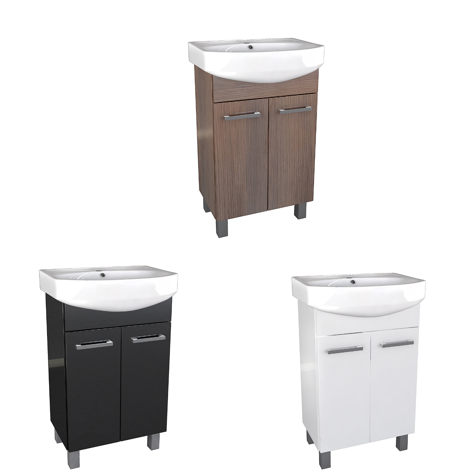 Badmöbel Set 40 50 60 Waschbeckenunterschrank Waschtisch mit