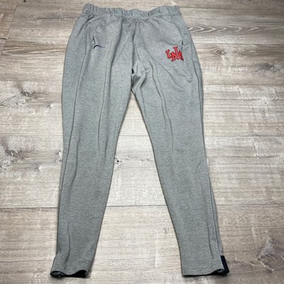 Nike Sweatpants Mens L Gray Ole Miss Rebels Dri-FIT Tapered Training Joggers