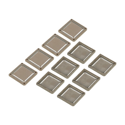 PLCC84P IC Socket 84Pin 1.26mm SMT Surface Mounted Devices for PCB Pack of 10