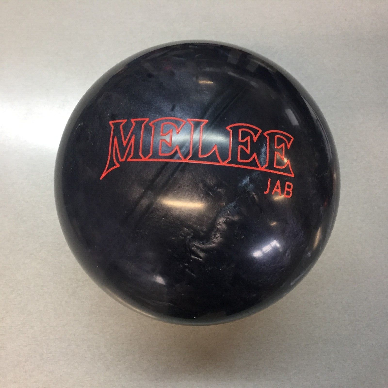 Brunswick Melee Jab Carbon 1st quality  BOWLING  ball 15  lb new  in box  #030e