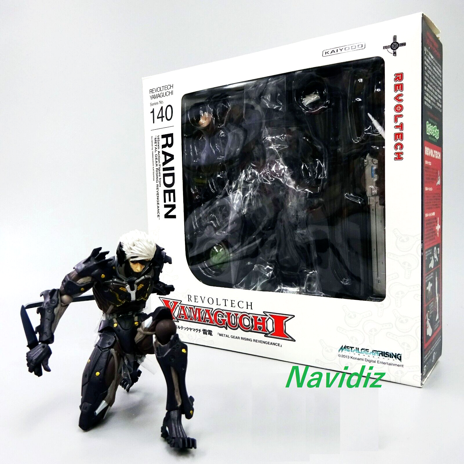 コミック・アニメ REVOLTECH YAMAGUCHI RAIDEN 140 Revoltech Yamaguchi METAL GEAR RISING REVENGEANCE RAIDEN