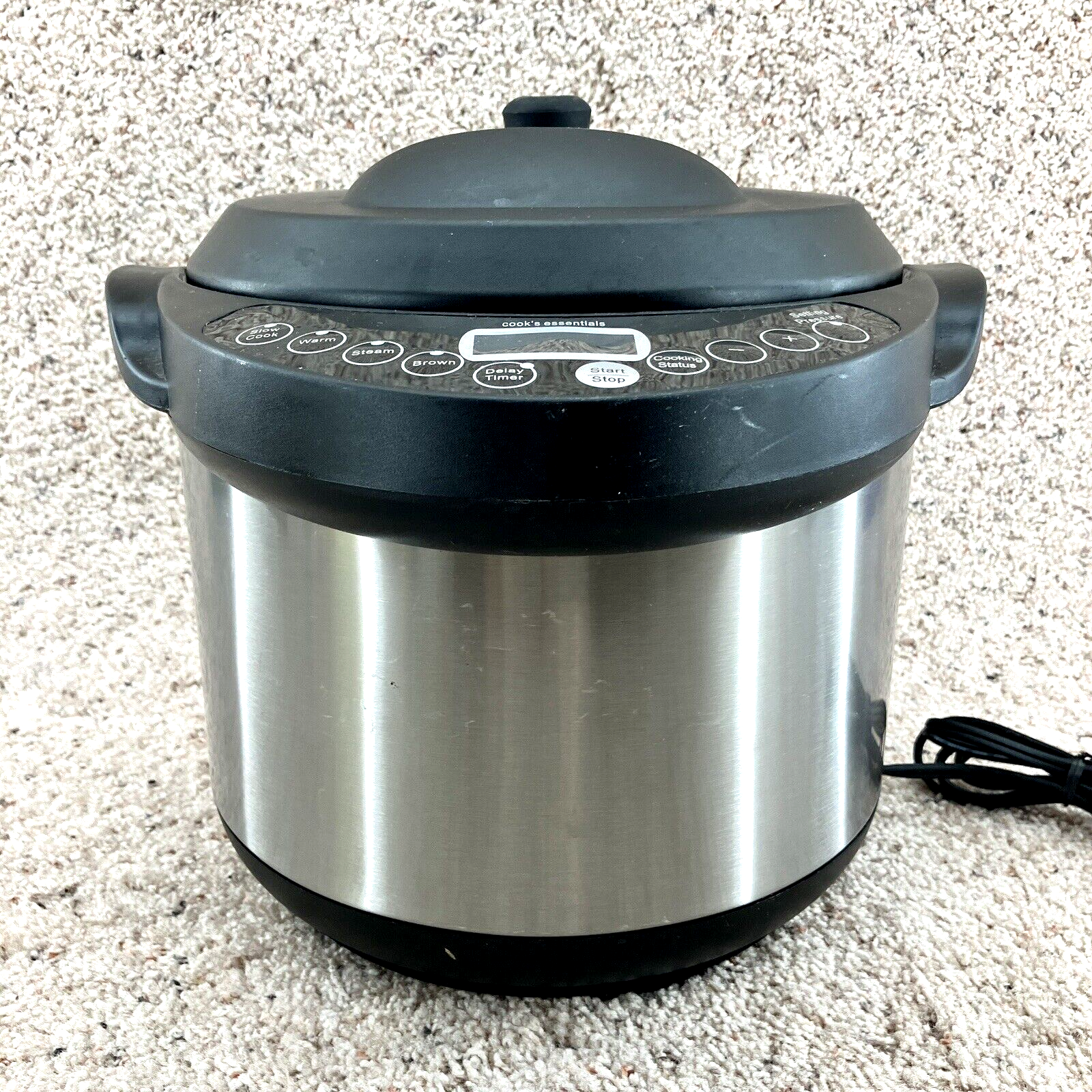 Cooks Essentials Electric Pressure Cooker Model 99735 - Tested & Working Cooks Essentials Electric Pressure Cooker Model 99735 - Tested & Working