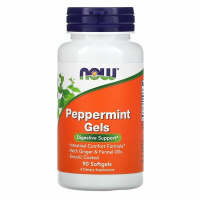 Now Foods Мятные гели 90 мягких капсул с гарантией качества GMP