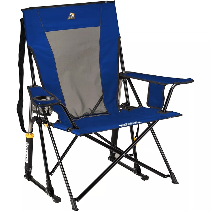GCI Outdoor Comfort Pro Rocker Chair/Color: Royal/Black [Free Ship]