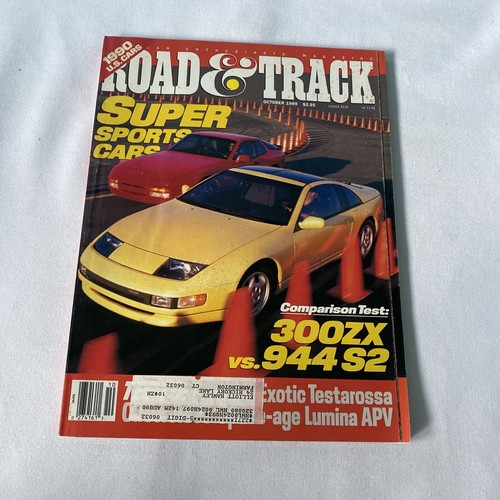 1989 October Road And Track Magazine 300ZX Vs 944 S2 (CP230