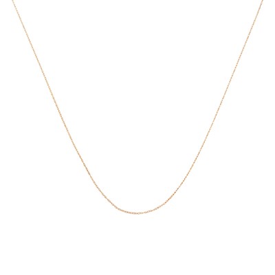 Haus of Brilliance 10K Rose Gold Rope Chain Necklace 20'' Inches NEW
