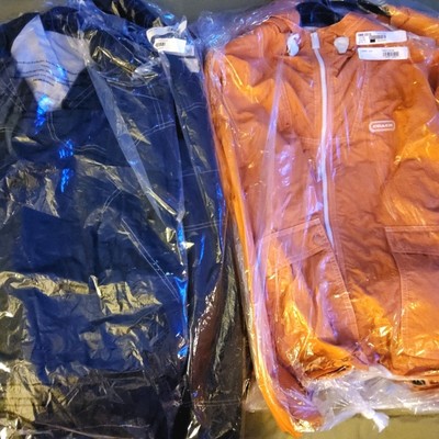 COACH COACH MEN'S LIGHTWEIGHT WINDBREAKER XL & XXL IN WASHED BLACK OR FADED ORANGE