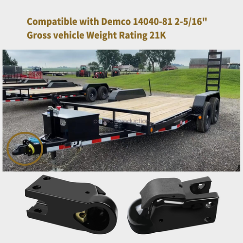 Fits Demco Channel-Mount Coupler 2-5/16" Ball Bolt-On w/EZ Latch Handle 21K GVWR