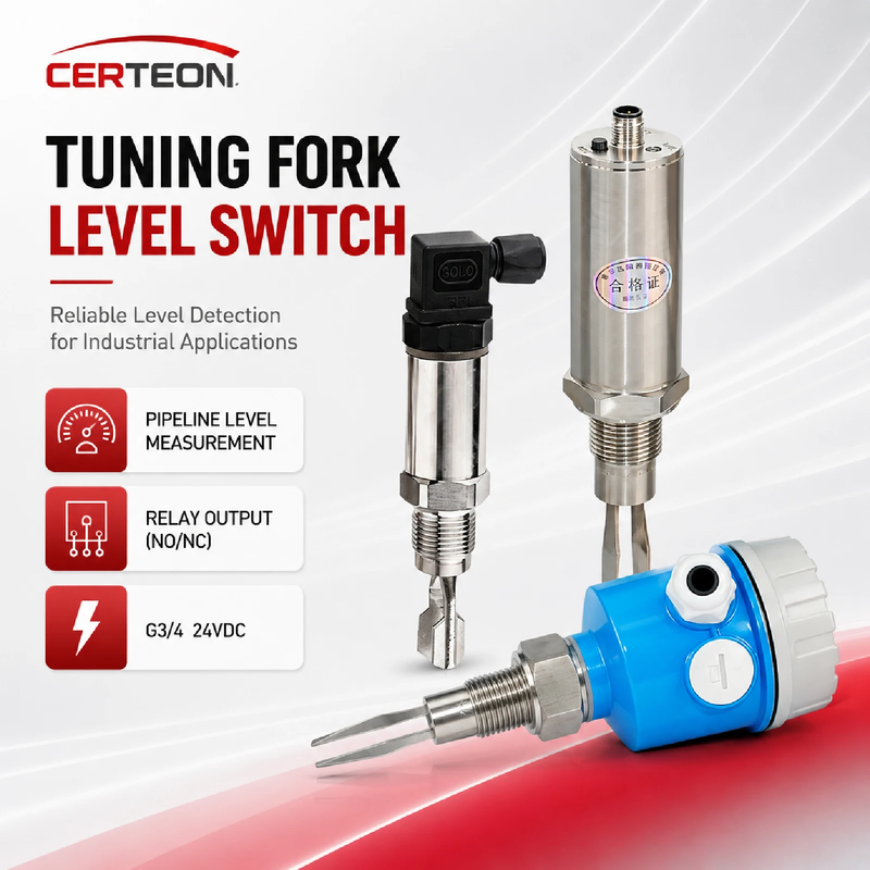 CKYC-45 Tuning Fork Level Switch Explosion Proof Liquid Level Sensor for Oil Che
