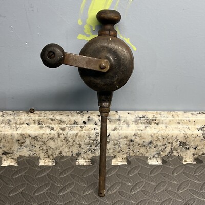 VINTAGE SIOUX ALBERTSON CO. HAND CRANK VALVE GRINDER TOOL