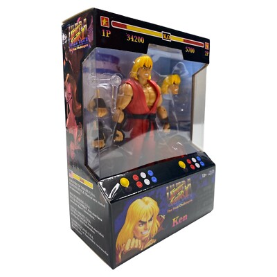 Jada Toys Ultra Street Fighter II Ken Masters 6'' Action Figure New