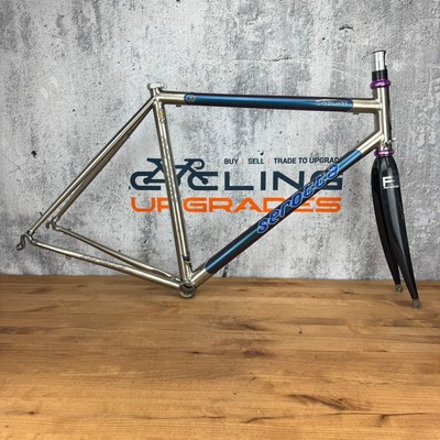 Rare! Serotta Ottrot Harlequin 55cm Rim Brake Carbon/Titanium Frameset 700c F3 F