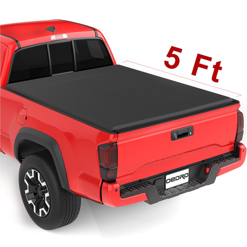For 04 12 Colorado Canyon Pickup Truck Trunk Bed 5 Tri Fold Soft Tonneau Cover Auto Parts And Vehicles Car Truck Exterior Parts Car Truck Exterior Parts Car Truck Parts
