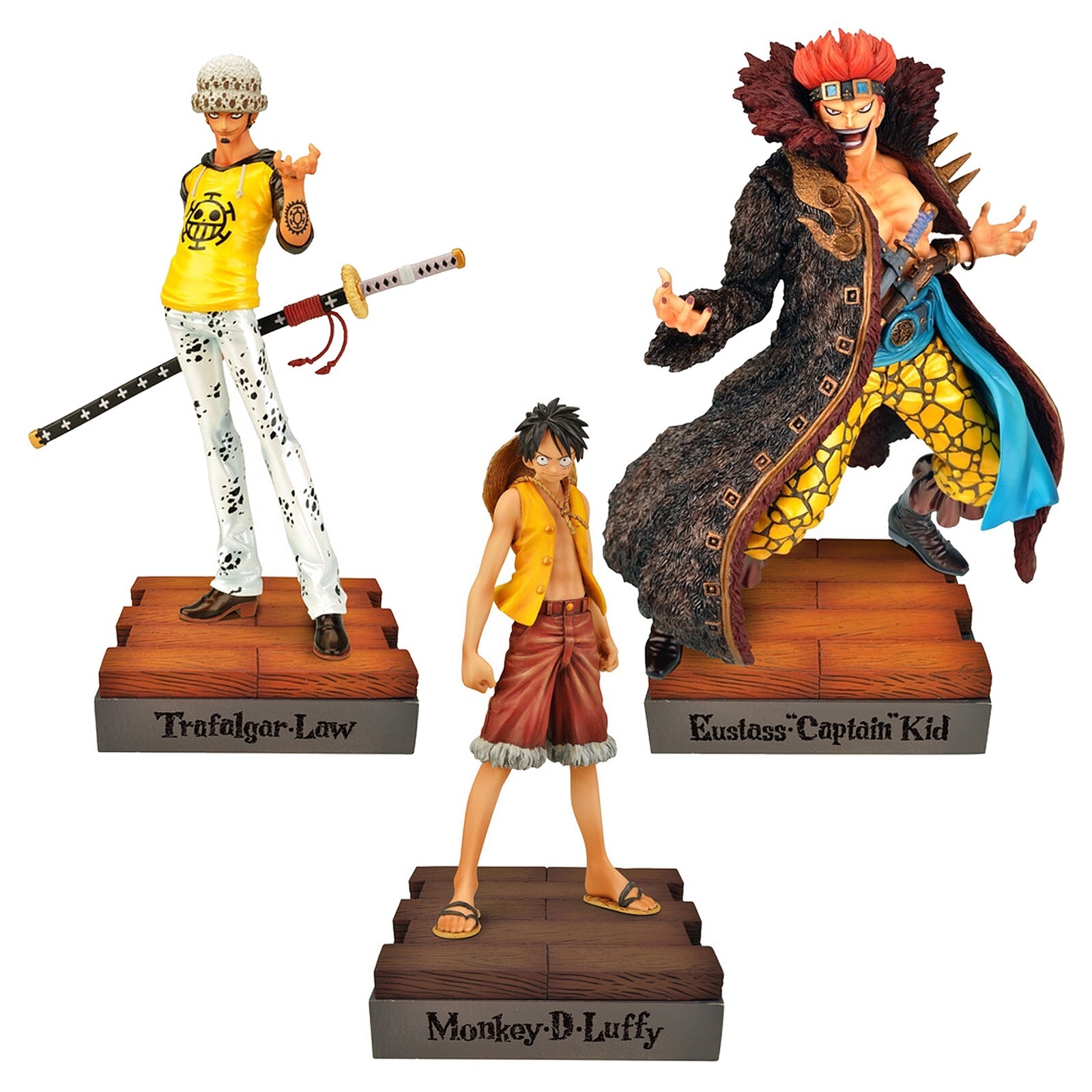 BANPRESTO - ワンピース フィギュア 12体 セット BANPRESTO ONE PIECE Trafalgar Law Eustass Captain Kid Monkey