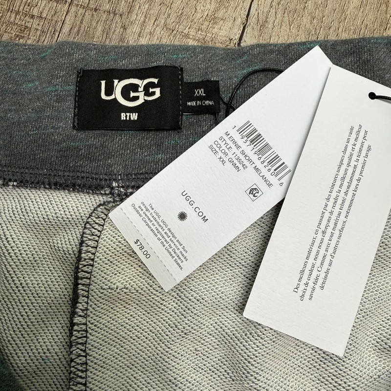 UGG Men's Ernie Regular Fit Shorts Gray Size Medium | eBay