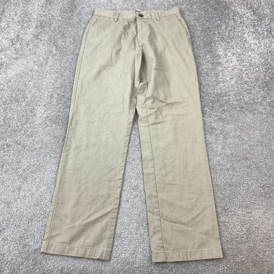 Amazon Essentials Classic Straight Chino Pants Men's Size 29X32 Tan Slash Pocket