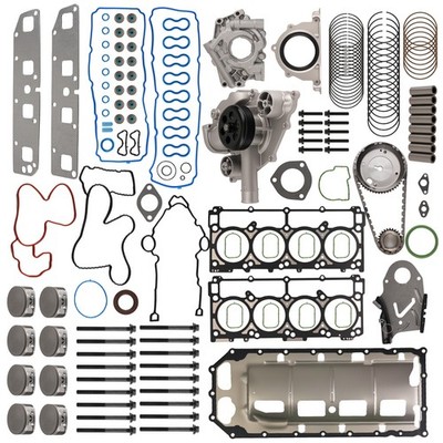 Complete Gasket & Timing Kit w/ 8 Pistons for Dodge Durango 1500 2500 3500 5.7L