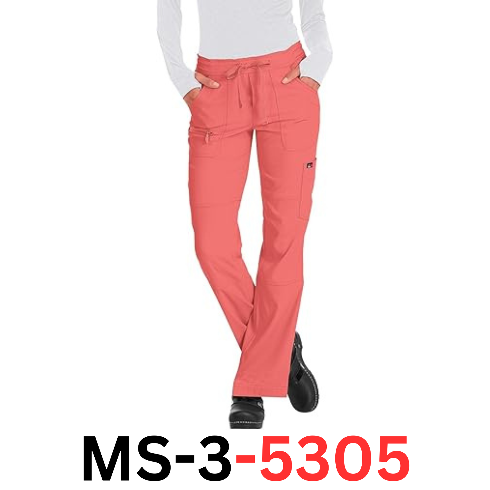 KOI Lite 721 Women's Peace Scrub Pant Coral 5X Regular