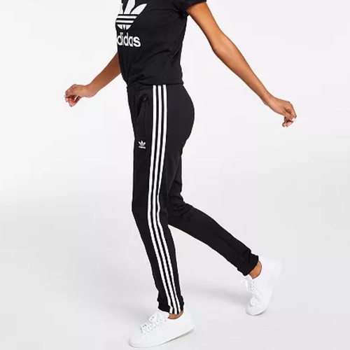 Adidas Superstar Full Length Track Pants Black XS | eBay