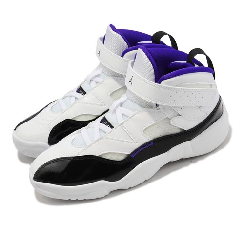 

Nike Jumpman Two Trey PS Concord White Black Kids Preschool Casual DQ8432-100, Белый, Jumpman Two Trey Ps