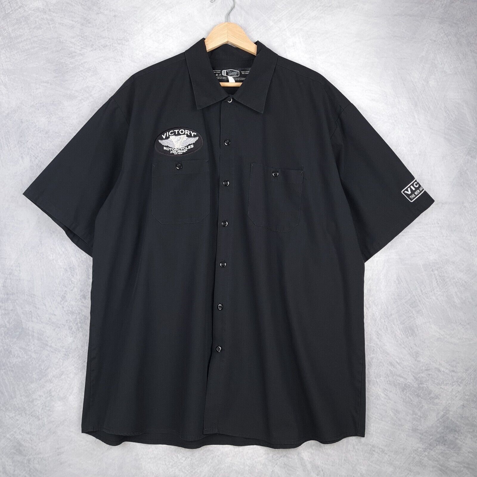 Vintage Style Triumph Motorcycle Dickies Workshirt Vintage Style Triumph Motorcycle Dickies Workshirt