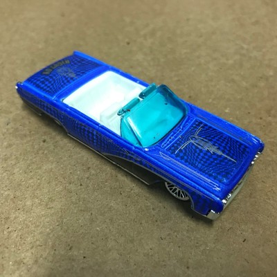 Blue '64 Lincoln Continental Hot Wheels Loose Diecast Car HA
