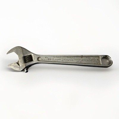 Vintage Billings Vitalloy 8  Adjustable Wrench USA Made 77-8