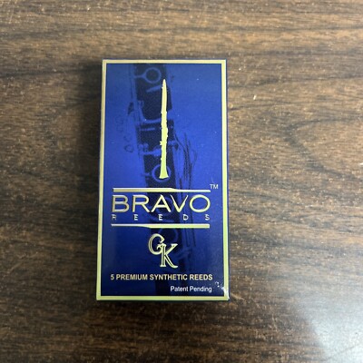 Bravo Clarinet Reeds Synthetic #1.5 New