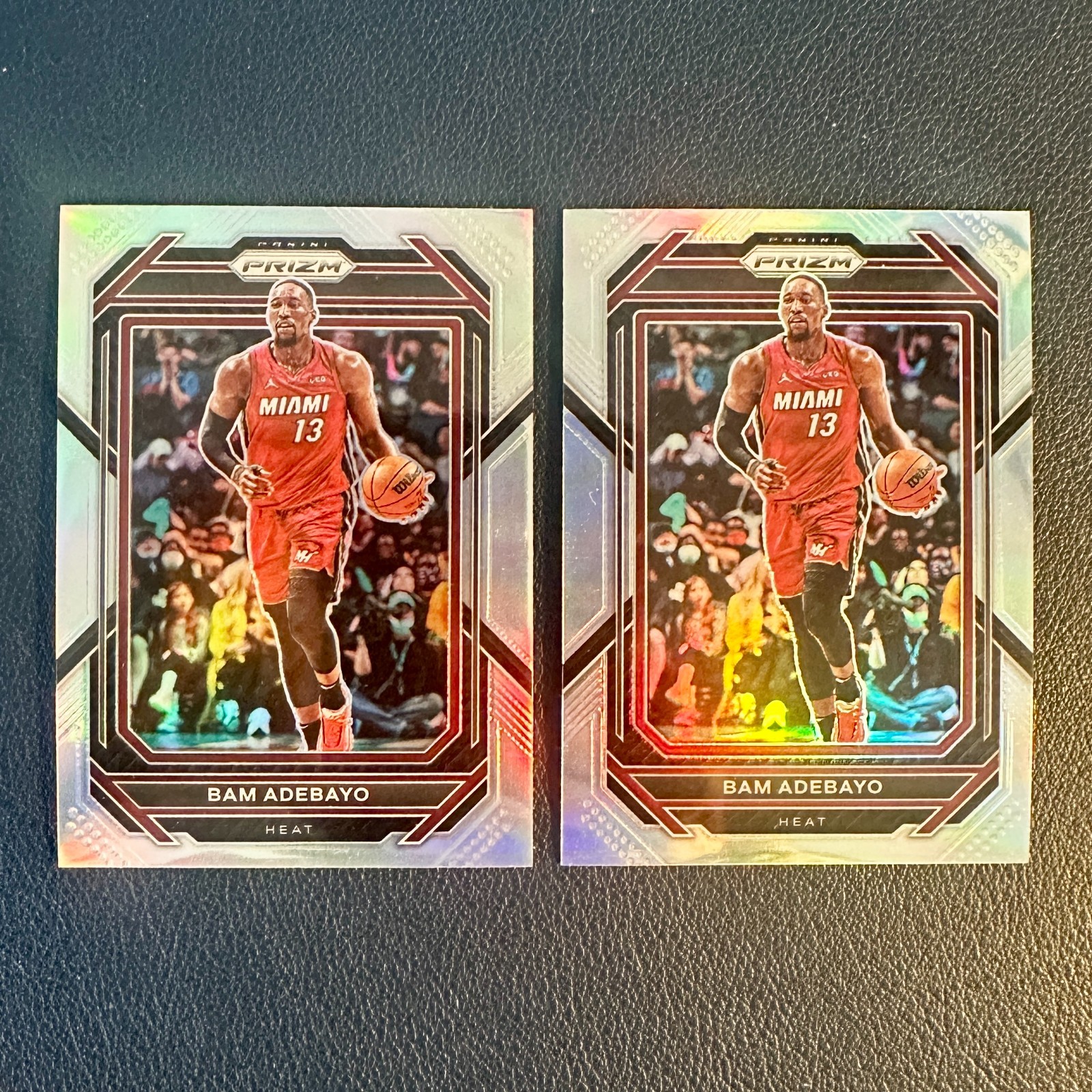 Bam Adebayo (Qty 2) 2022-23 Panini Prizm Silver Prizm #155 🔥 Miami Heat