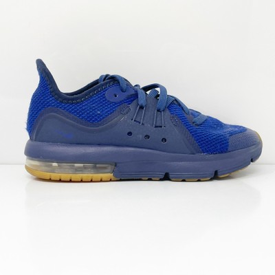 

Nike Boys Air Max Sequent 3 AO0554-402 Синие кроссовки для бега, размер 12C, Синий, Air Max Sequent 3