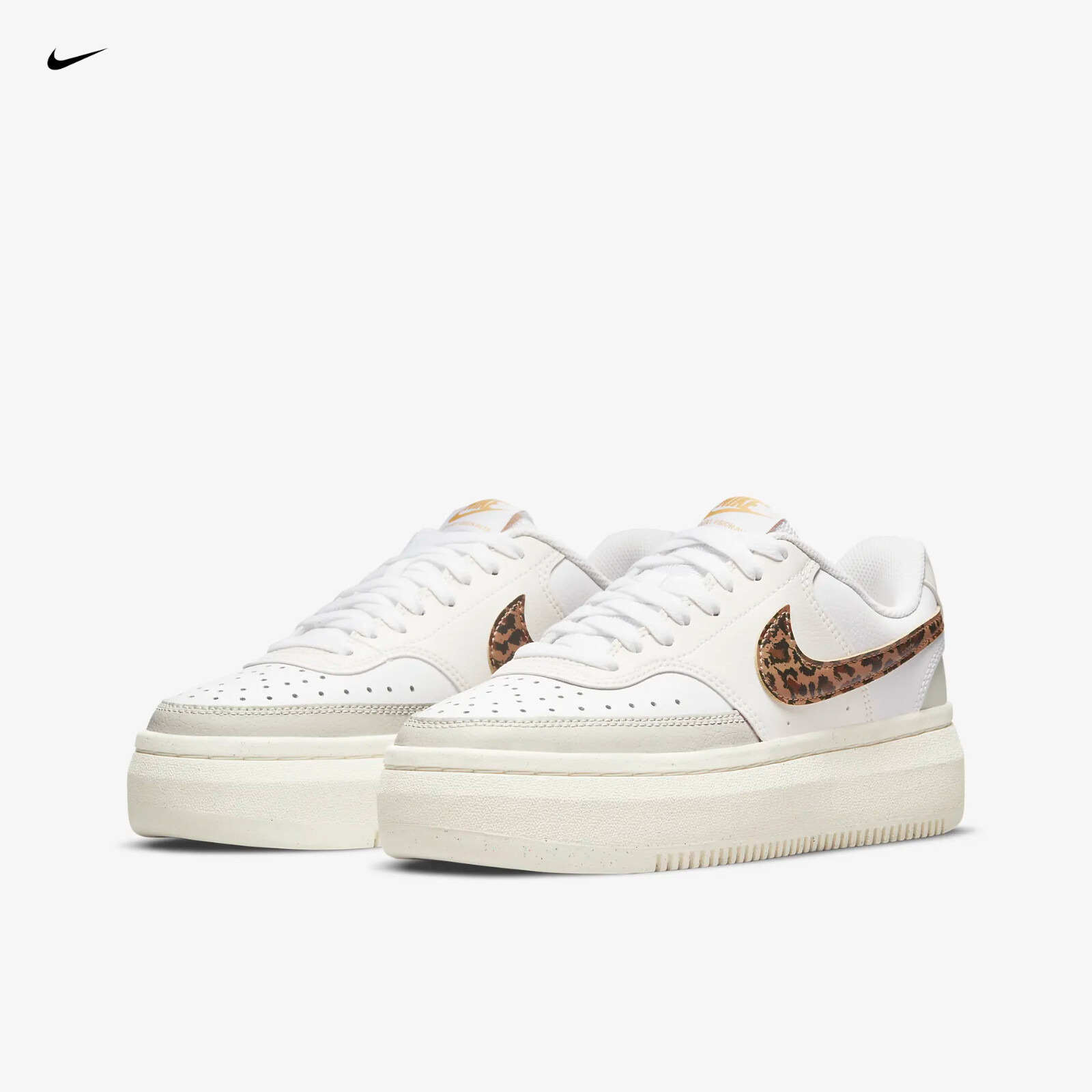 Nike Court Vision Alta Leopard DO2791-100 Women's Size 8 New