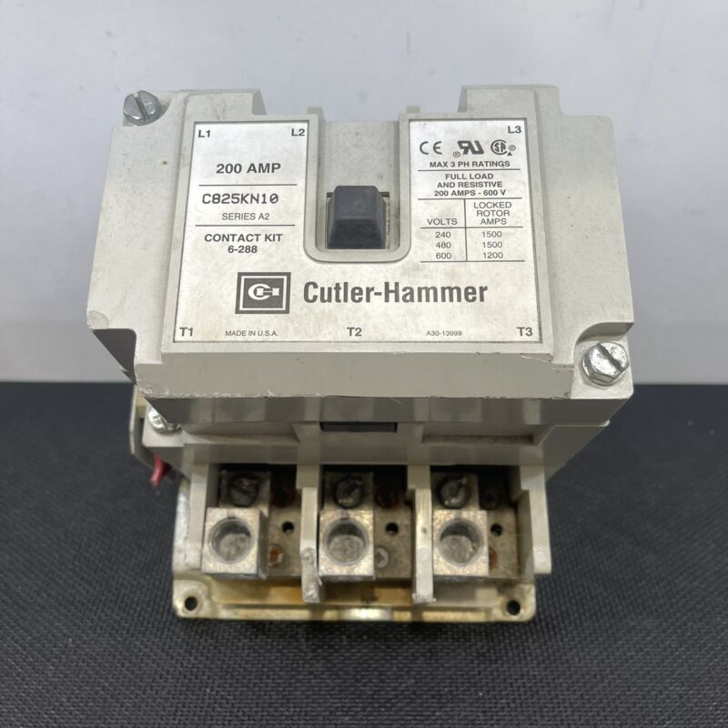 Cutler-Hammer Contactor C825KN10 200Amp