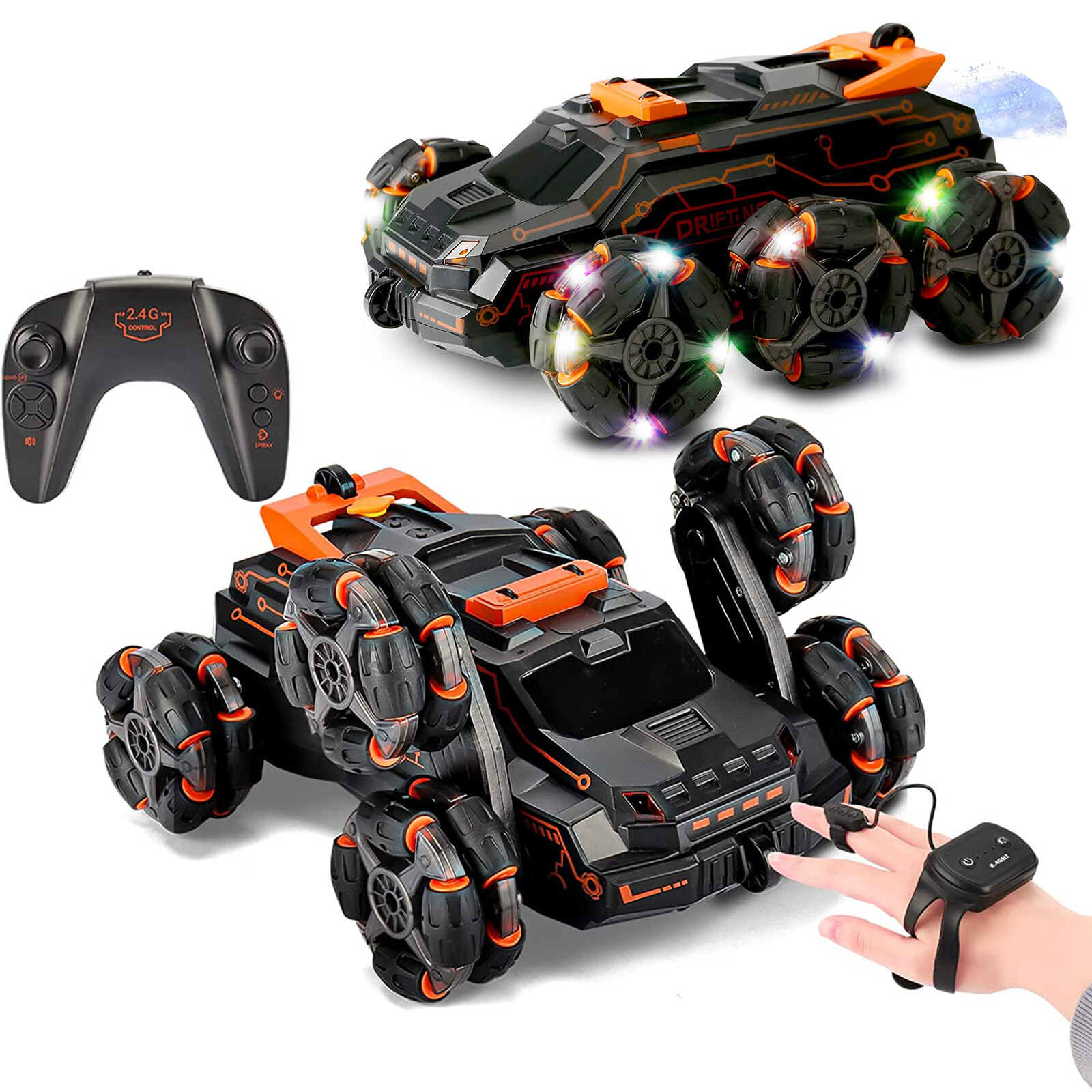 5 In 1 Ladegerät Mit 5 Akkus 3,7V 500mAh Für DE35 DE38 DE40 DE50 Spielzeugautos