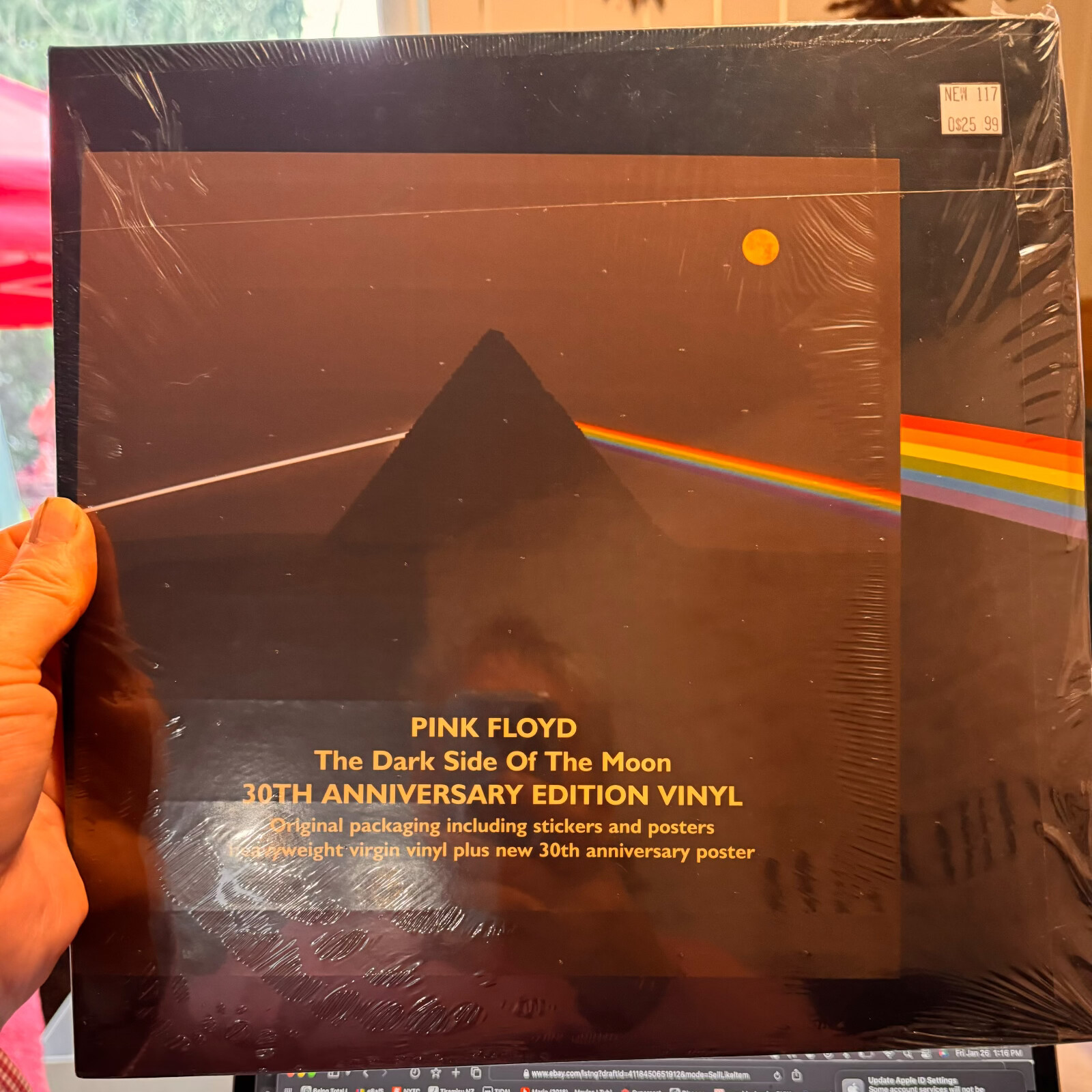 PINK FLOYD DARK SIDE OF THE MOON 30th LP - SHVL 804